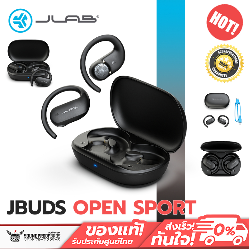 หูฟังออกกำลังกาย JLab - JBuds Open Sport  Wireless Earbuds