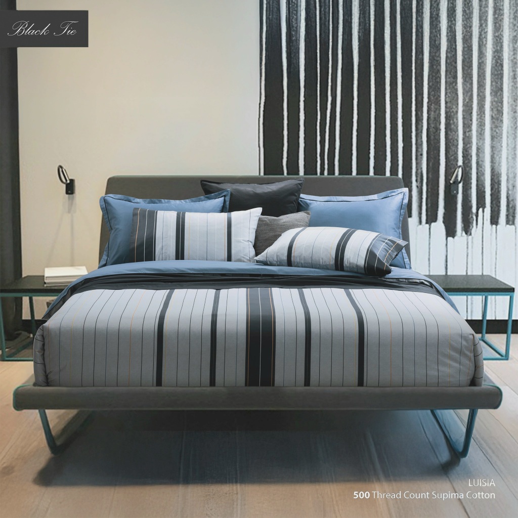 SANTAS HOME ผ้าปูที่นอนรัดมุม LUISIA | Supima Cotton 500 เส้นด้าย