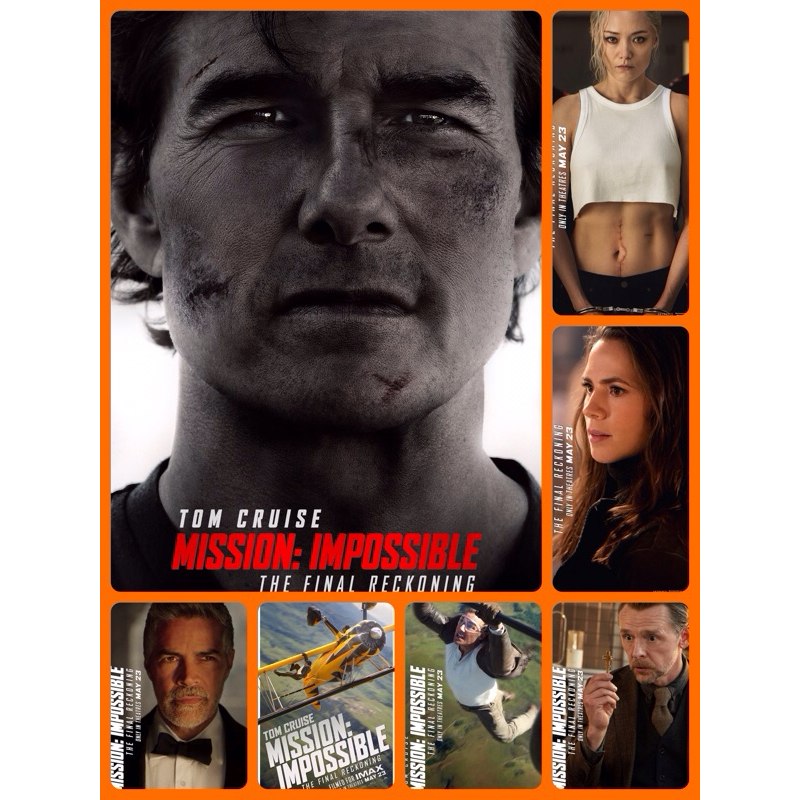 โปสเตอร์ Mission: Impossible  The Final Reckoning TomCruise  ขนาด 11.5 X 16.5 นิ้ว