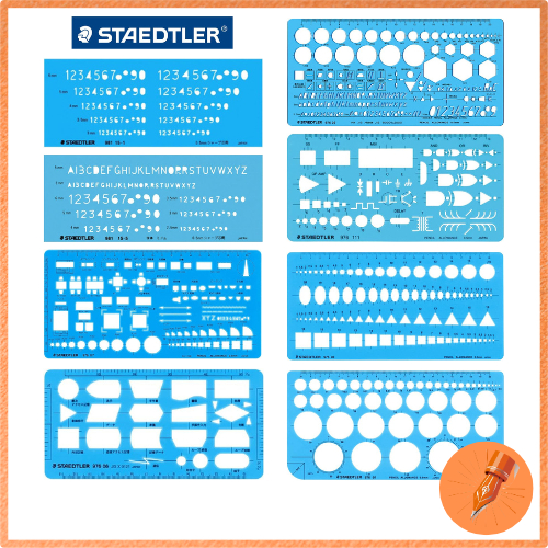 STAEDTLER Template Ruler Set