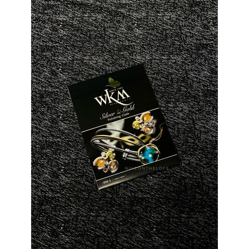ผ้าเช็ดเงินWKM Size S (ขนาด11cm.x16cm.) ผ้าเช็ดPandora ผ้าเช็ดเครื่องประดับ ผ้าเช็ดเงิน ผ้าเช็ดเครื่องเงิน ผ้าเช็ดทอง
