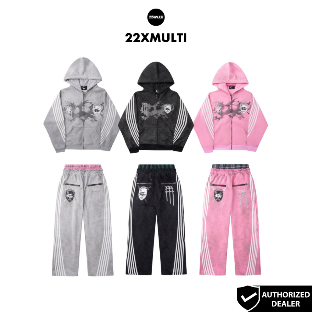 (🔥จัดส่งด่วน 1 วัน!) [Cozy] ROYAL KNIGHT CLUB Hoodie and Sweatpants [22XMULTI]