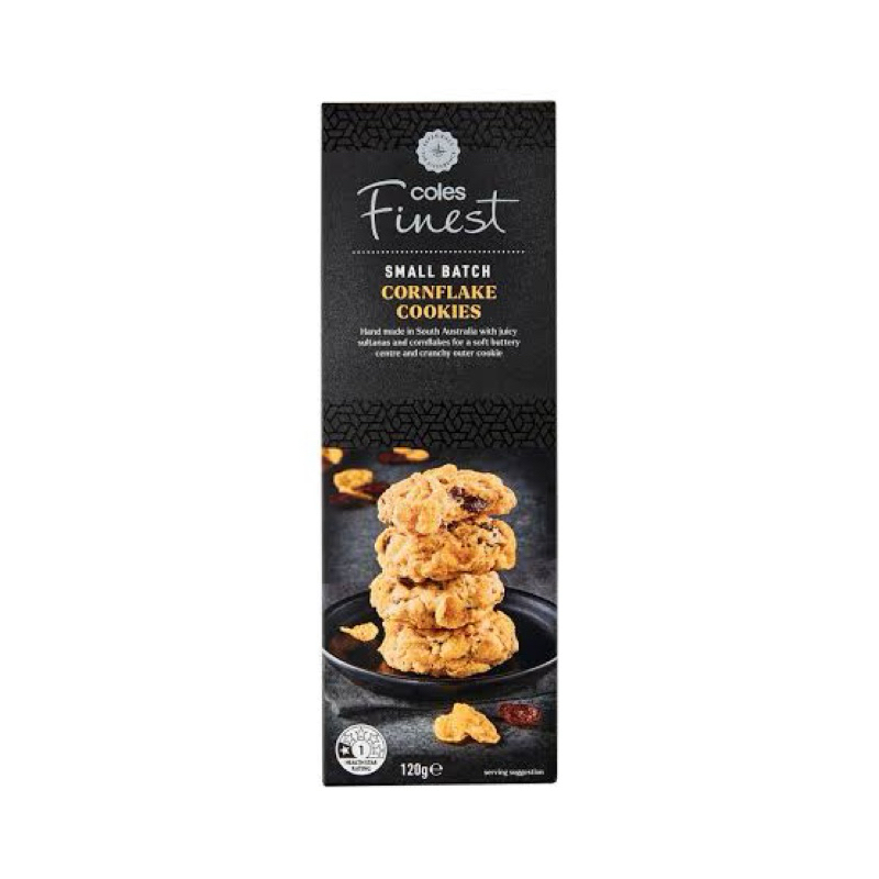 east Coles Finest cornflakes cookies 120g. 🇦🇺 คุกกี้คอนเฟลค จากออสเตรเลีย