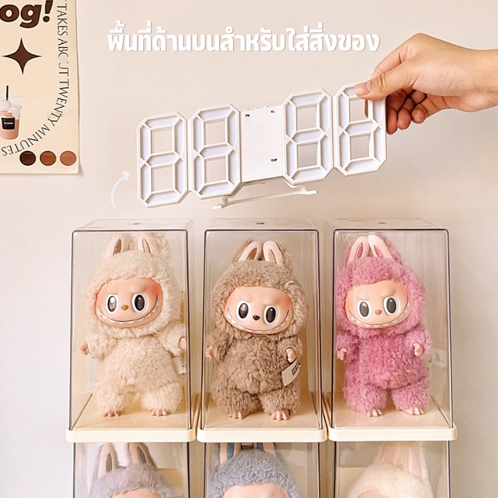 กล่องใส่โมเดล ตู้โชว์ตุ๊กตา กล่องใส่ art toy พลาสติกอย่างดี วัสดุอะคริลิก ตุ๊กตาของสะสม ความโปร่งใสสูง - รูปที่ 4