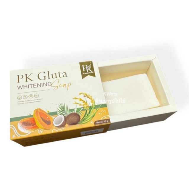 สบู่กลูต้า พีเค กลูต้า PK Gluta Whitening soap 50g
