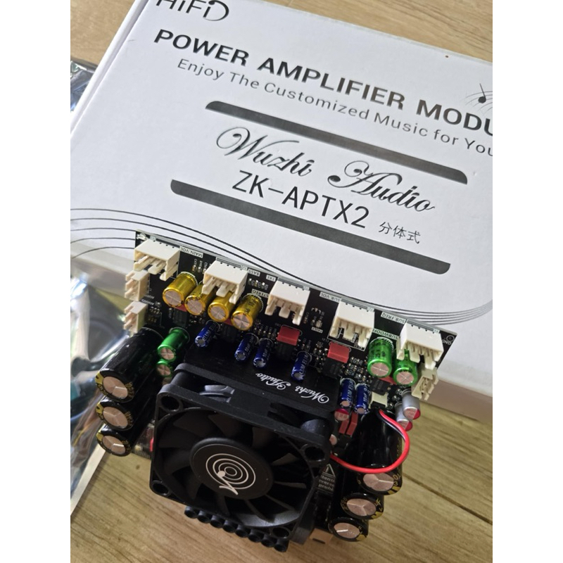 แอมป์จิ๋ว zk aptx2 แท้ TPA3221 200W*2+400W QCC3034 อุปกรณ์รับและขยายเสียง แอมป์จิ๋วaptx2