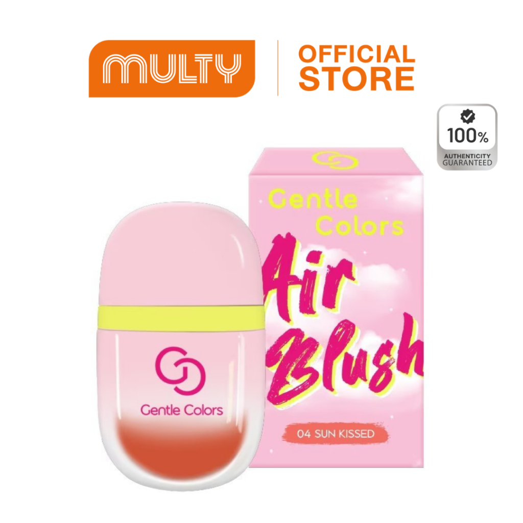 Gentle Colors Air Blush 3g. บลัชออนเนื้อละมุนเบาดุจปุยเมฆ เบลนด์ง่ายปาดเดียวสีชัดติดทน