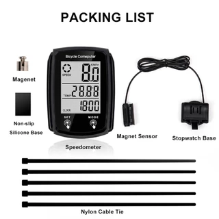 หน้าจอสัมผัสหน้าจอจักรยาน Odometer กันน้ำจักรยานกันน้ำ LED Bicycle Combean Bike Speedometer LED