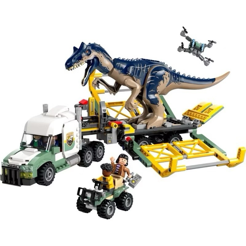 Lego Jurassic world 76966 Dinosaur Missions: Allosaurus Transport Truck พร้อมส่ง ของแท้ 100% - รูปที่ 2
