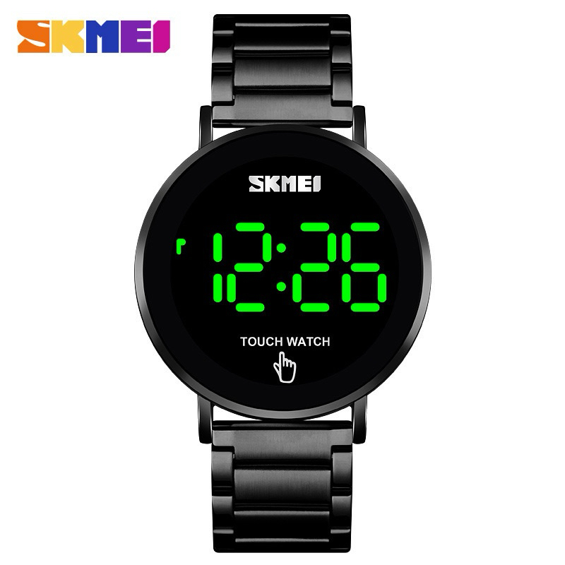นาฬิกา SKMEI แท้ รหัส R99 กันน้ำ 100% ระบบสัมผัส จอดิจิตอล สายสแตนเลส รับประกัน 1 ปี มีหลายสี พร้อมแถมฟรี ! กล่องนาฬิกา