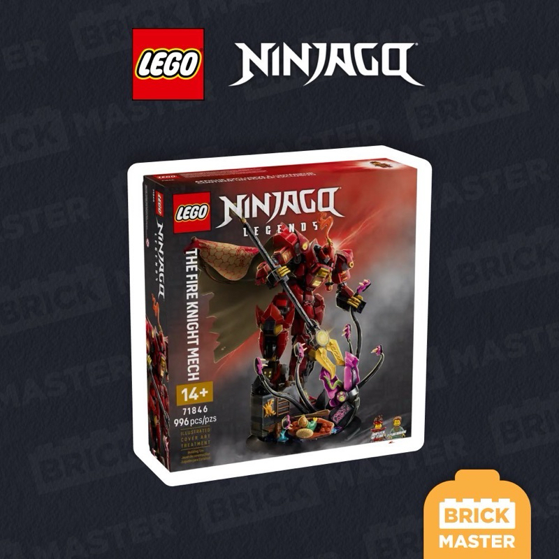 LEGO NINJAGO 71846 : The Fire Knight Mech (เลโก้แท้ นินจาโก ไค นักรบไฟ หุ่นยนต์)