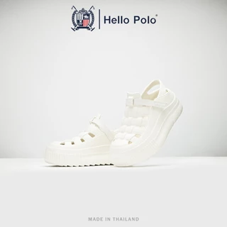 Hello Polo รองเท้าหัวโตผู้หญิง รองเท้าแตะผู้หญิงแฟชั่น พื้นหนานุ่ม แบบรัดส้น ลำลอง กันลื่น วัสดุEVA ส้นหนา 5.5 ซม HP8050