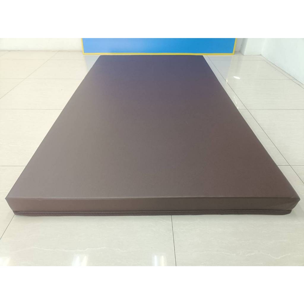 ที่นอน PVC หนังเทียม ยางพีอีขนาด 3 ฟุต 3.5ฟุต ความหนา 1 นิ้ว 2 นิ้ว 3 นิ้ว แบบไม่พับ แข็งแรง ทนทาน - รูปที่ 2