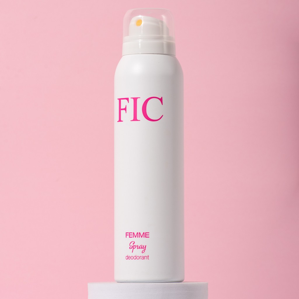 ***BUY 1 get 1 FREE*** FIC FEMME SPRAY DEODORANT 150ML. สเปรย์ระงับกลิ่นใต้วงแขนสำหรับสุภาพสตรี