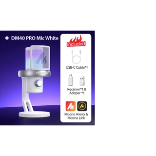 [กรุงเทพฯส่งด่วน] Maono Dm40 Pro ไมโครโฟนไร้สายสําหรับเล่นเกม condenser USB AI พร้อมปุ่มอัจฉริยะ