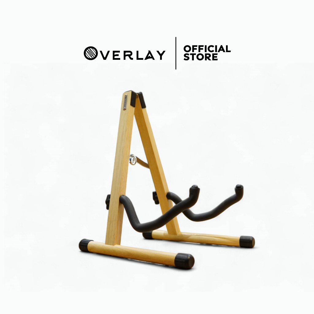 OverLay Wooden Stand ขาตั้งกีต้าร์ ทำจากไม้ สวย ทน แข็งแรง พับเก็บง่าย พกพาสะดวก