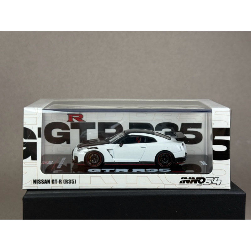 🔹Nissan GTR R35 Nismo White Scale 1:64 ยี่ห้อ Inno 64