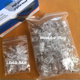 ยกกล่อง หัวRJ45 Cat6 รุ่นใหม่ แบบมีรางเรียงสายก่อนย้ำหัว เข้าหัวได้แม่นยำไม่มีพลาด ใช้กับคีมย้ำหัวรุ่นดั้งเดิมได้
