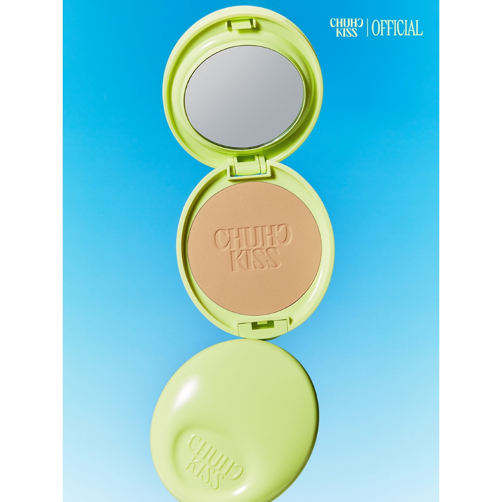 CHU CHU KISS l DIAMOND HD COMPACT POWDER แป้งผสมรองพื้น กันน้ำ กันเหงื่อ ติดทนนาน