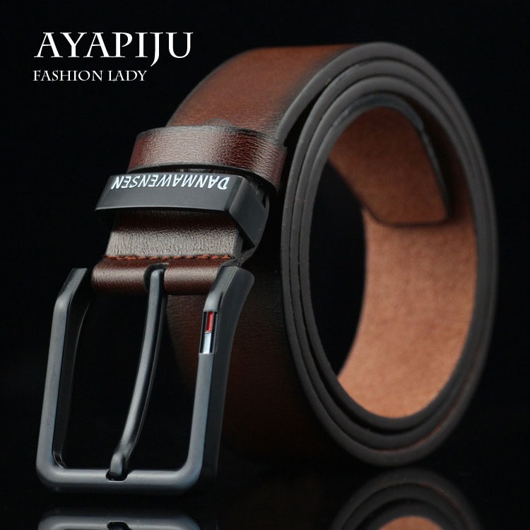 เข็มขัดหนังวัว หรูหรา สำหรับผู้ชาย