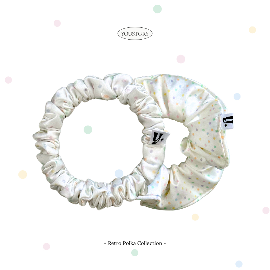 โยวสตอรี - ของแถม ถุงผ้า! - Bubble Pop (2 ขนาด) - ยางรัดผมพร้อมส่ง ยางมัดผมพร้อมส่ง ยางมัดผม ยางมัดผมซาติน ยางรัดผม