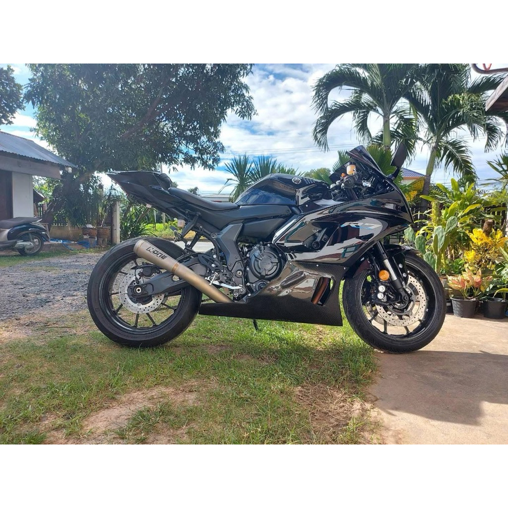 ชุดฟูล ท่อ Yamaha R7 ทรงปลายกรวย สแตนเลส