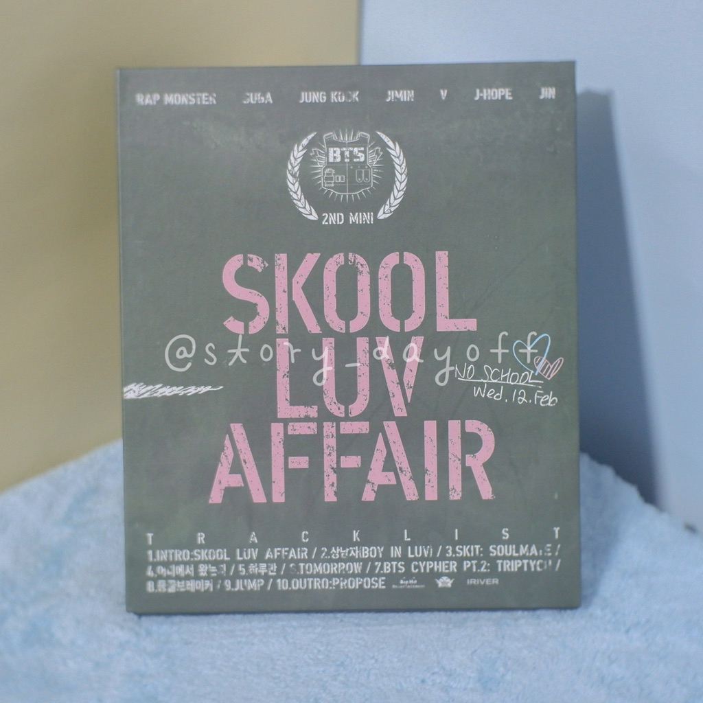 BTS อัลบั้มเปล่า SKOOL LUV AFFAIR