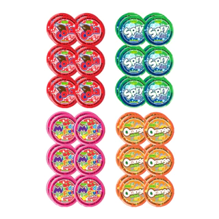 [ 1แพ็ค ] Roscela โรสเซล่า เม็ดอมแบบตลับ ขนาด 12 กรัม x12 ชิ้น (1แพ็ค) กลิ่นต่างๆ