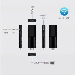 TV Stick 4K แอนดรอยด์ทีวีสติ๊ก TV boxรองรับ Netflix/Youtube Android 12.0 รองรับภาษาไทย แอน