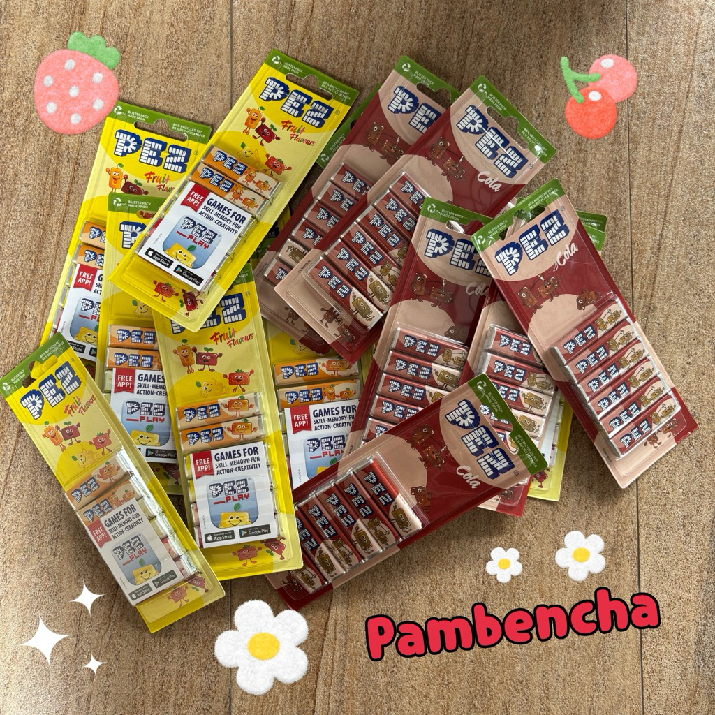 ลูกอมรสผลไม้ PEZ CANDY เพซ Set 5 ชิ้น