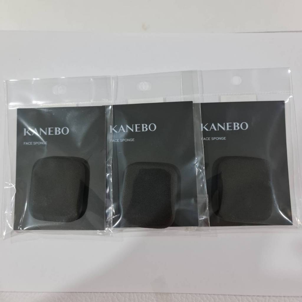 ของแท้100%_ป้ายไทย_KANEBO FACE SPONGE ฟองน้ำลงแป้งผสมรองพื้นใหม่