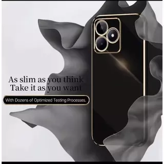 เคสโทรศัพท์ Oppo Realme C61 C63 C65 C67 C51 C53 C55 C30 C30S C33 C12 C15 C25 Realme Note50 Note60 เคส ขอบตรง ป้องกันเลนส