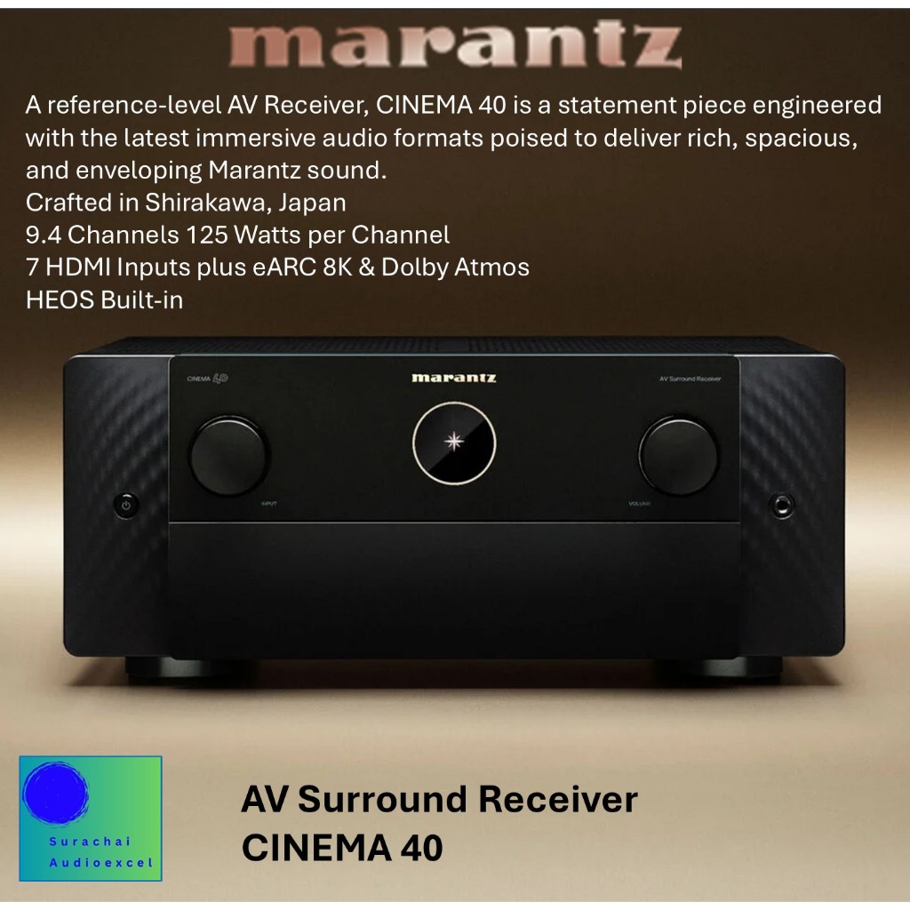 MARANTZ : CINEMA-40 (BLACK) A/V Receiver
