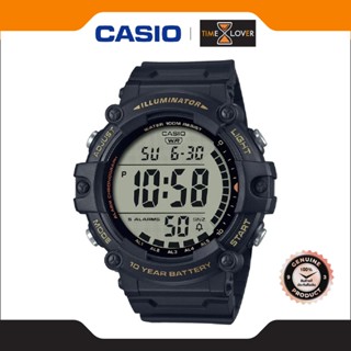 Casio รุ่น AE-1500WHX-1AV นาฬิกาข้อมือผู้ชาย สายเรซิน - สีดำ