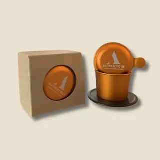 Authentique Vietnam Coffee Phin Filter Black & Orange กาชงกาแแฟดริปเวียดนาม