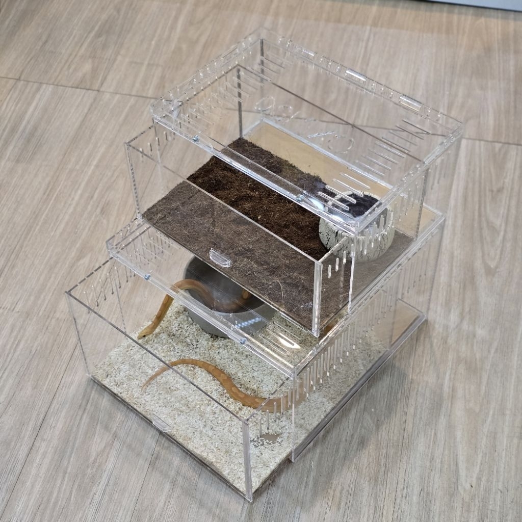 ส่งด่วน Acrylic Box กล่องอะคริลิคใส ลิ้นชัก 30×30×20cm รูปที่ 4