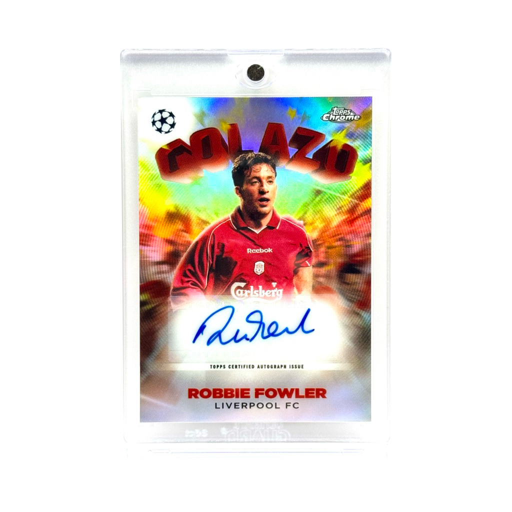 Topps Chrome UCC 22/23 Robbie Fowler Liverpool FC Golazo Autograph