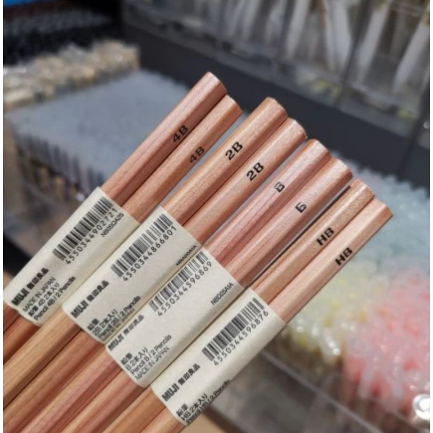 MUJI มูจิ ดินสอไม้ แบบเหลา ราคา ถูกที่สุด ดีลบีเคเค แกลเลอรีภาพที่ 2
