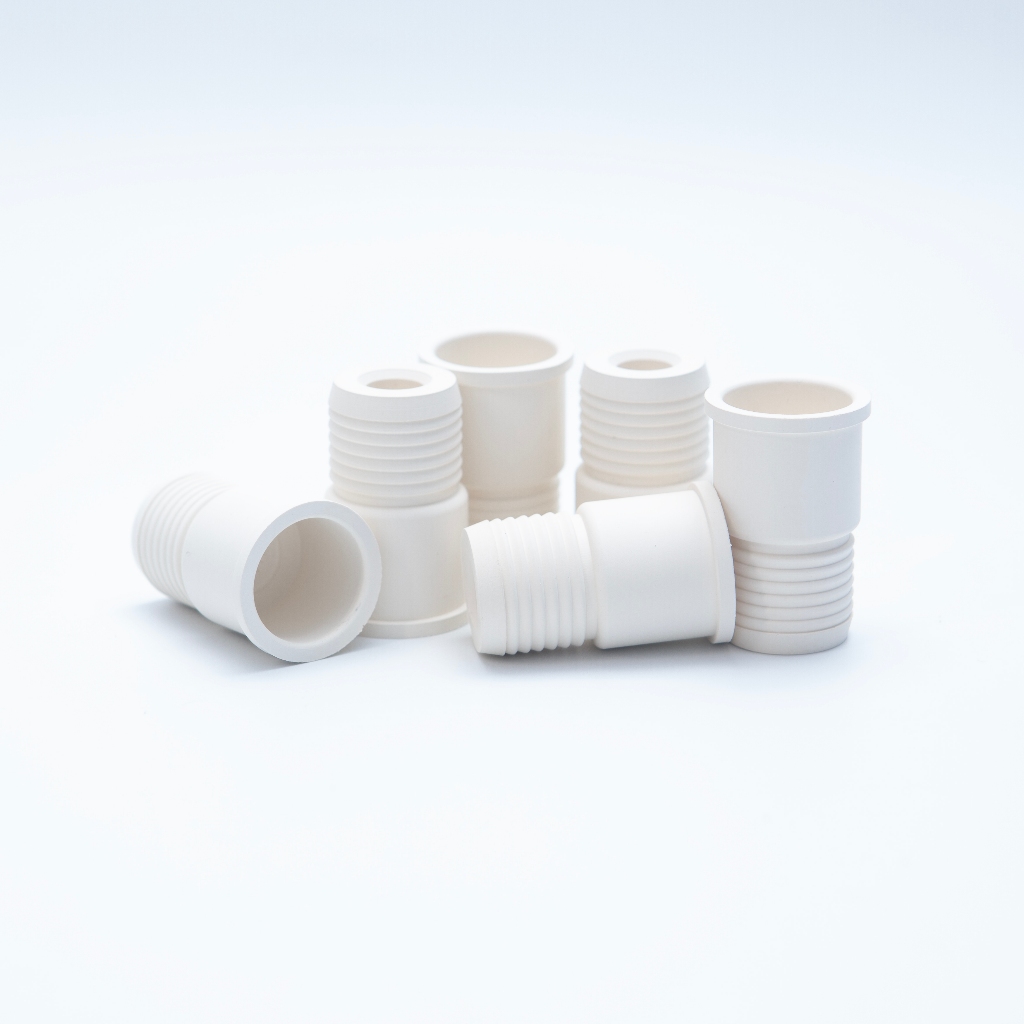 Natural Rubber Septum Size 24 - 100 pieces จุกยางธรรมชาติสำหรับปิด flask ขนาด 24 มม 100 ชิ้น สีขาว