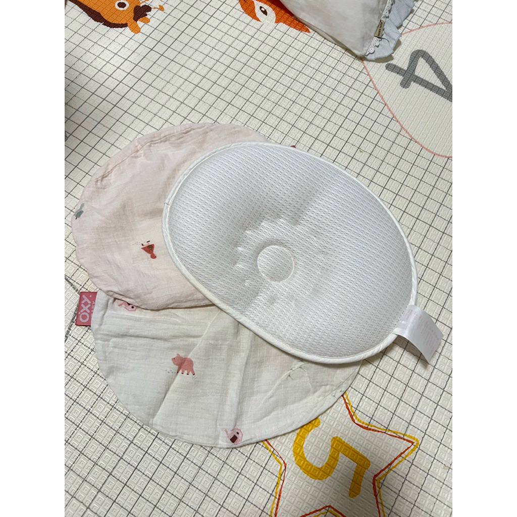 OXY Baby Pillow หมอนหัวทุยหายใจผ่านได้ แถม! ปลอกหมอนใยไผ่ 2 ใบ สภาพดีมากกกก