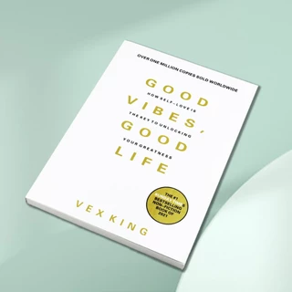 ของมาใหม่！good vibes good life vex king หนังสือภาษาอังกฤษ พัฒนาตนเอง English book