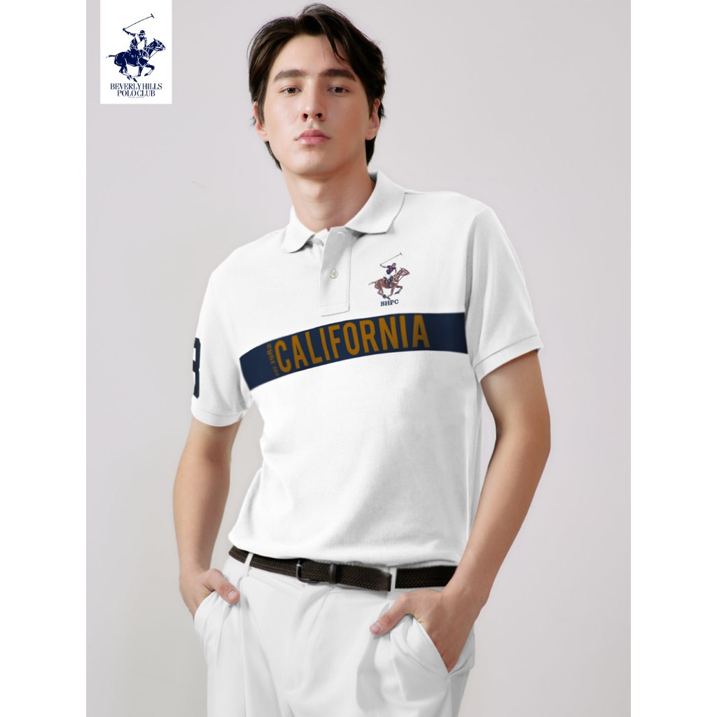 BEVERLY HILLS POLO CLUB  เสื้อโปโลแขนสั้นผู้ชาย รุ่น BN2A617