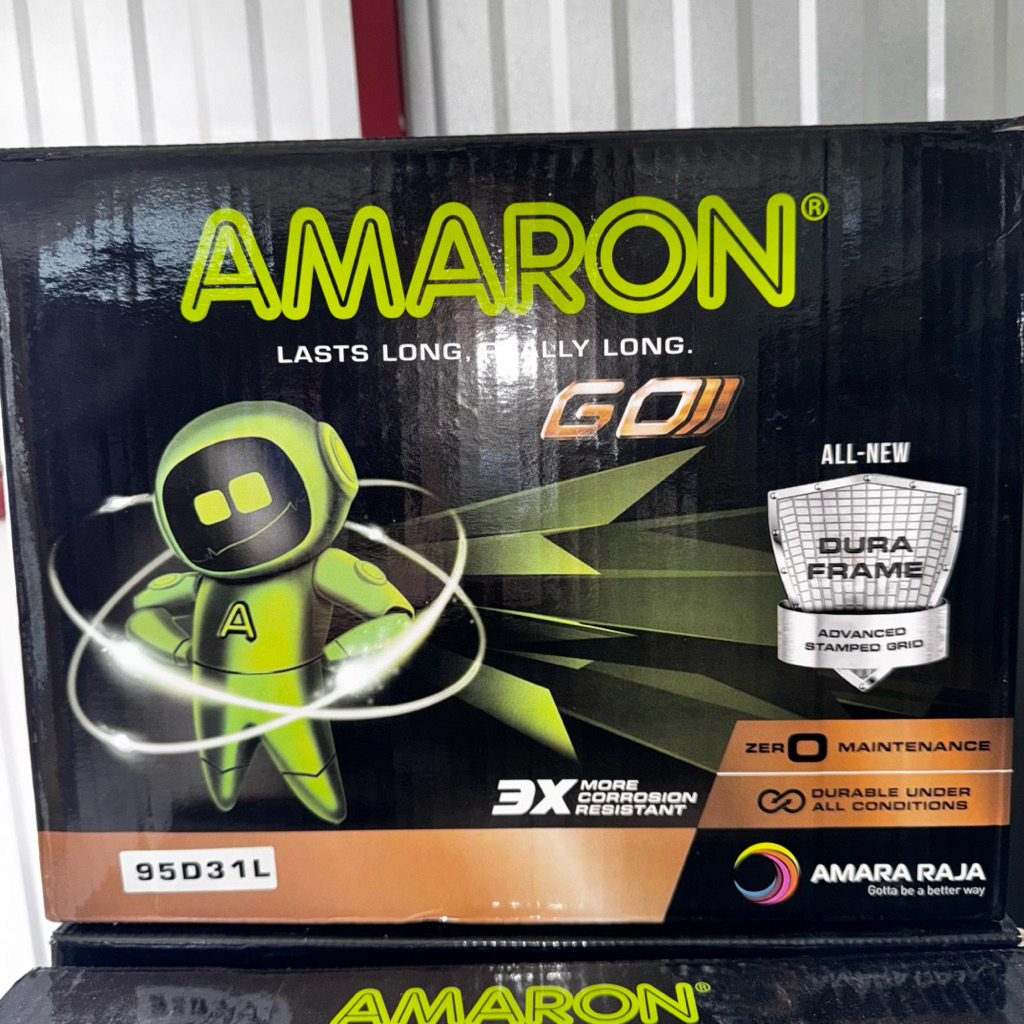Amaron 95D31L / 95D31R 12V 80Ah  | ของแท้ รับประกันศูนย์ 12 เดือน