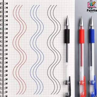 ปากกาหมึกเจล มี 3 สีให้เลือก (สีน้ำเงิน/แดง/ดำ) 0.5mm หัวเข็ม ปากกาหัวเข็ม