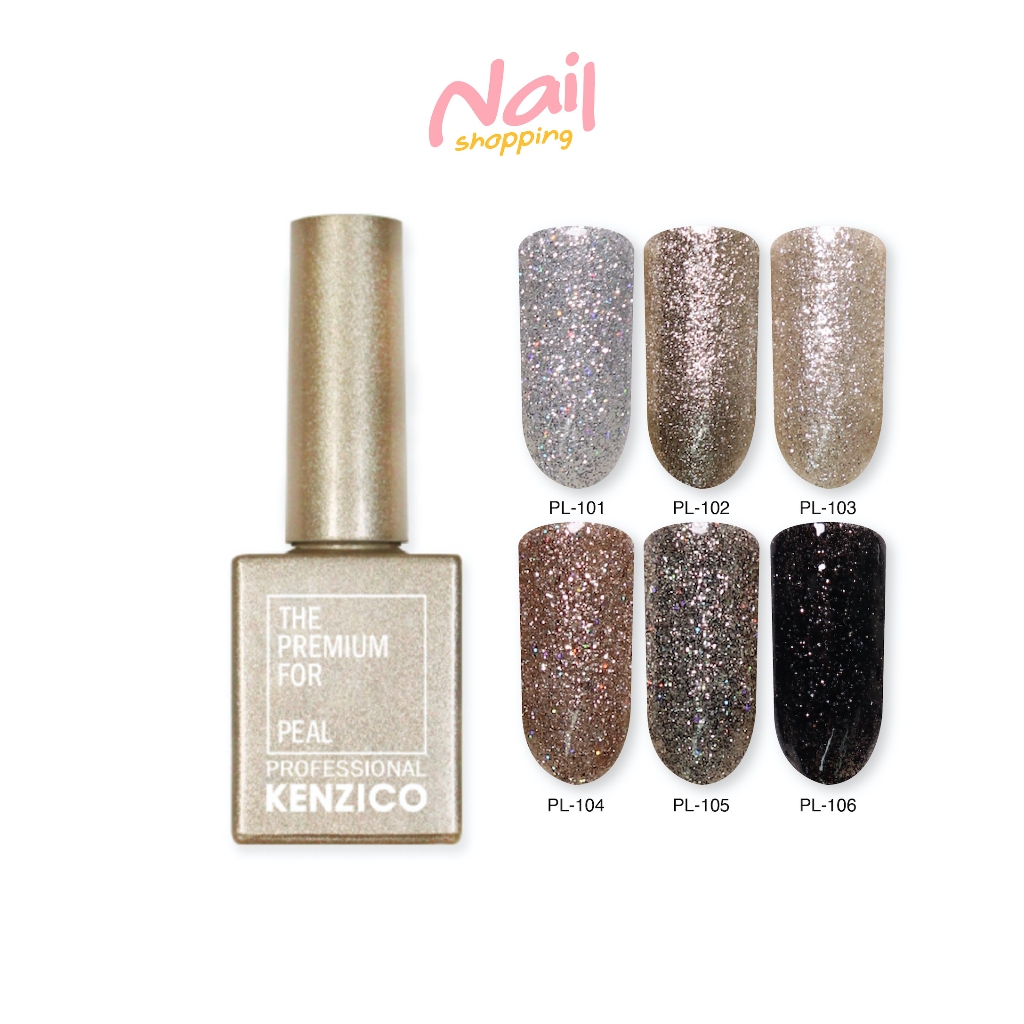 สีทาเล็บเจล สีเจลกลิตเตอร์ละเอียด CLUB KENZICO Bling My Dia Collection