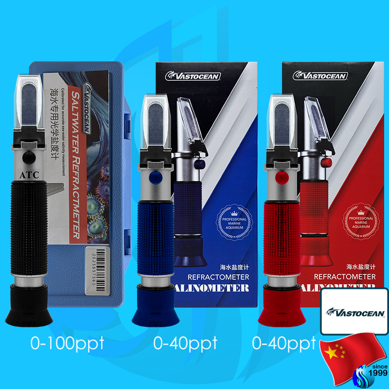 VastOcean Saltwater Refractometer VQM-A14 กล้องวัดความเค็ม 0-100ppt วัดความถ่วงจำเพาะ เครื่องวัดเกลือ Salinity tester