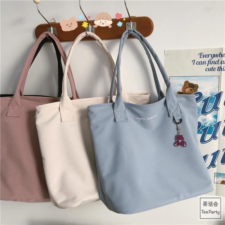 KLYM #403 กระเป๋าน่ารักกระเป๋าเรียบง่ายเกาหลีรุ่นกระเป๋าถือกระเป๋าสะพายเดี่ยว