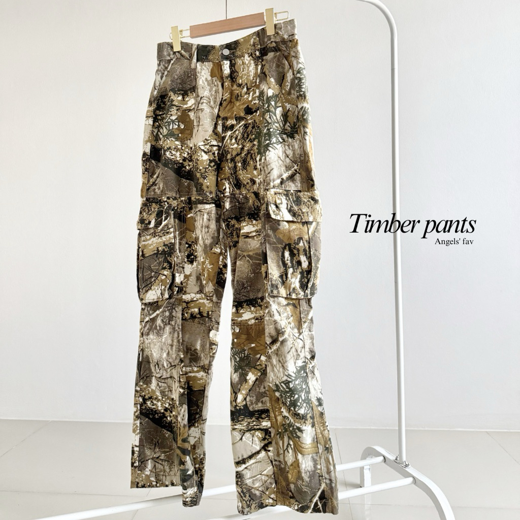 ANGELS.FAV | กางเกงลายใบไม้ Timber 🍂