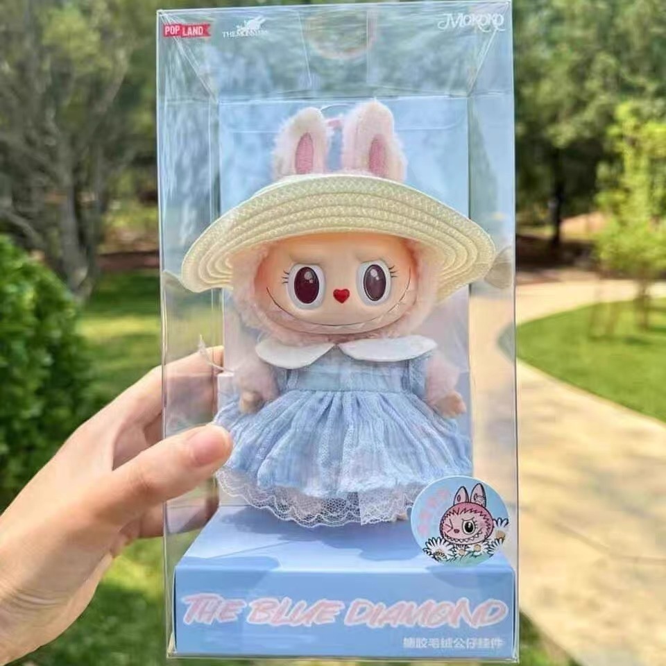POPMART LABUBU MOKOKO Sweetheart V3 อิศวร มาการอง กาว เรียงราย ใบหน้า ชุด ตาบอด กล่อง กระแส เล่น