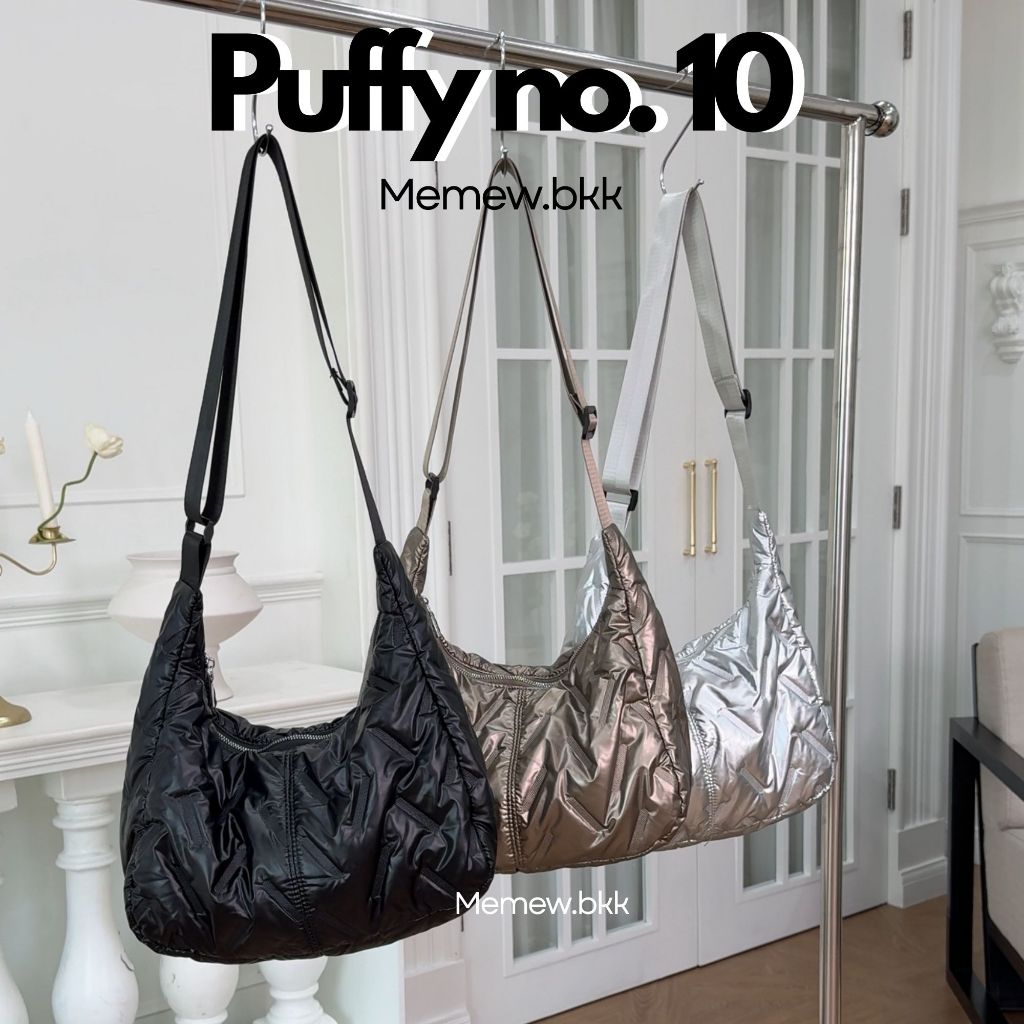 (พร้อมส่ง)กระเป๋าพัฟฟี่10 ใส่ ipad ได้ กันน้ำ